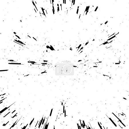 Ilustración de Fondo grunge blanco y negro, superficie abstracta con líneas. ilustración vectorial - Imagen libre de derechos