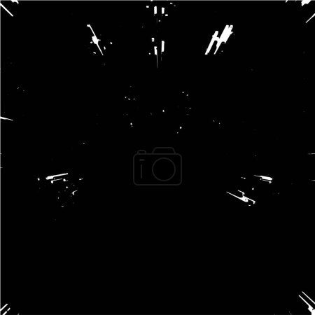 Illustration for Black and white texture background with elements - Royalty Free Image