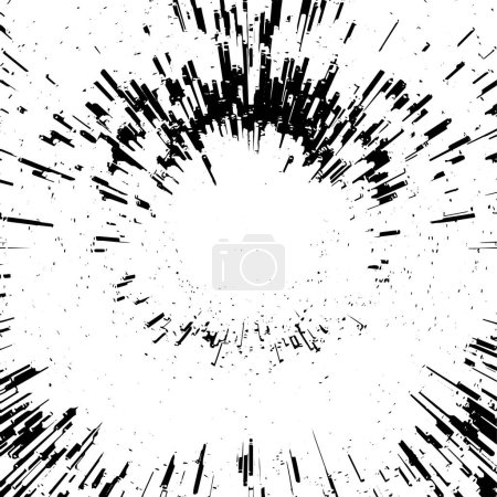 Illustration for Abstract background, black and white texture - Royalty Free Image