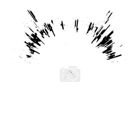 Illustration for Black and white background, abstract surface. vector illustration - Royalty Free Image