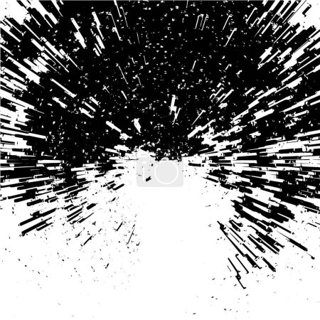 Ilustración de Fondo blanco y negro, superficie abstracta. ilustración vectorial - Imagen libre de derechos