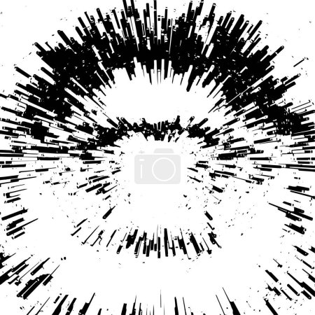 Ilustración de Fondo blanco y negro, superficie abstracta. ilustración vectorial - Imagen libre de derechos