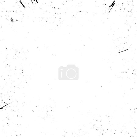Ilustración de Grunge textura de angustia en blanco y negro. fondo del vector. textura abstracta. - Imagen libre de derechos