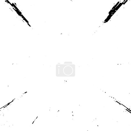 Illustration for Grunge black and white distress texture. vector background. abstract texture. - Royalty Free Image