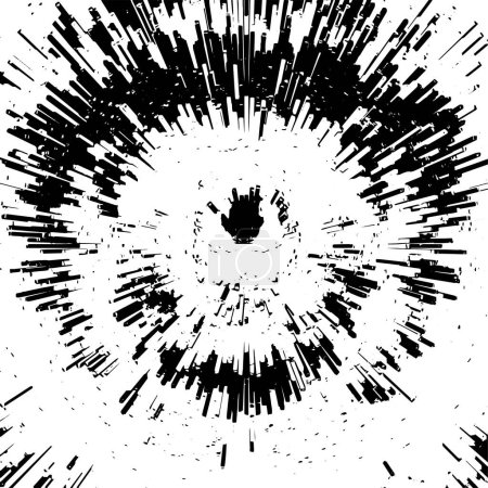 Ilustración de Grunge textura de angustia en blanco y negro. fondo del vector. textura abstracta. - Imagen libre de derechos