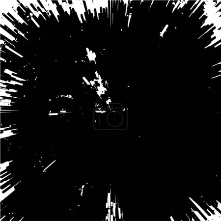 Illustration for Black and white grunge abstract background. vector illustration. - Royalty Free Image