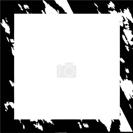 Illustration for Distressed Grainy Grungy Framing Effect. Distressed Backdrop Vector Illustration. - Royalty Free Image