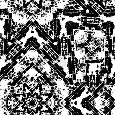 Ilustración de Textura de fondo envejecido grunge blanco y negro - Imagen libre de derechos