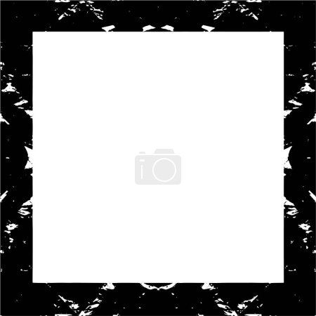 Illustration for Abstract grunge frame background texture. Distressed Backdrop Vector Illustration. - Royalty Free Image