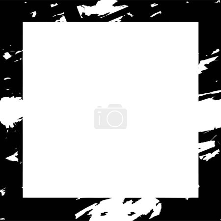 Illustration for Abstract grunge frame background texture. Distressed Backdrop Vector Illustration. - Royalty Free Image