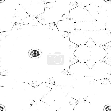 Illustration for Black and white abstract background. Vector illustration - Royalty Free Image