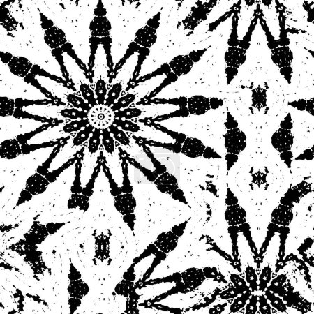Photo for Black and white abstract background. Vector illustration - Royalty Free Image
