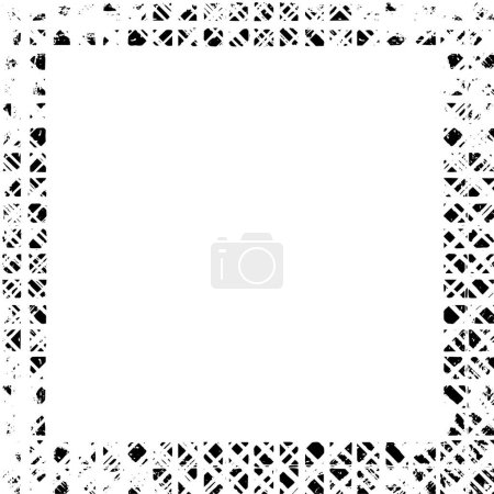 Ilustración de Borde negro geométrico, marco - Imagen libre de derechos