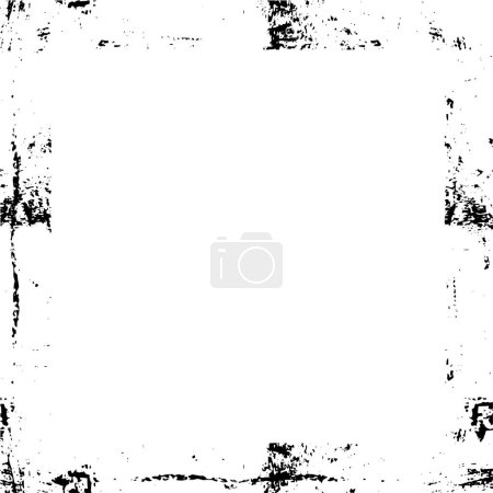 Ilustración de Fondo blanco con marco negro para el diseño - Imagen libre de derechos