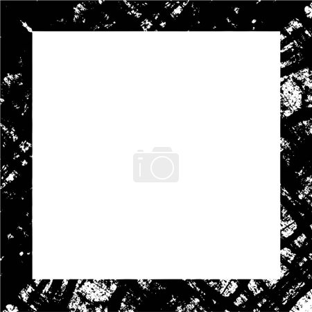 Illustration for Abstract background. monochrome texture. black and white textured background. - Royalty Free Image