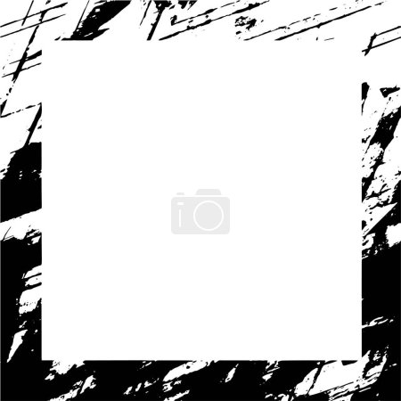 Ilustración de Patrón texturizado en blanco y negro, fondo vintage - Imagen libre de derechos