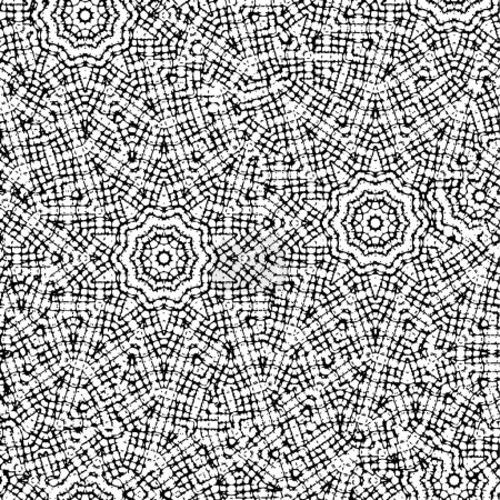 Ilustración de Fondo grunge abstracto. Textura monocromática. ilustración vectorial - Imagen libre de derechos