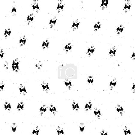 Illustration for Abstract grunge background. Monochrome texture. vector illustration pattern - Royalty Free Image