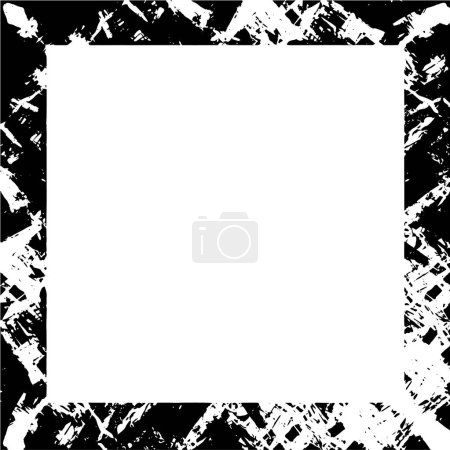 Foto de Black and white grunge frame background - Imagen libre de derechos