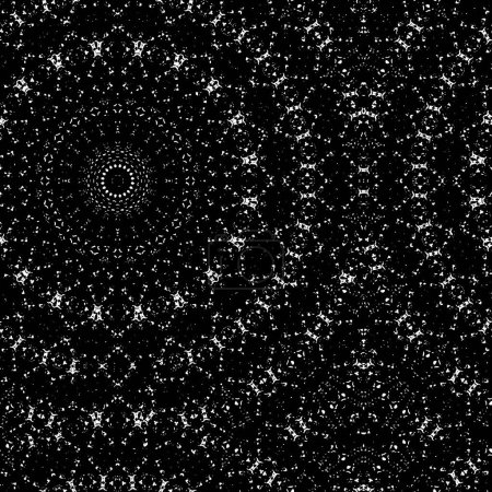Ilustración de Fondo geométrico abstracto en blanco y negro - Imagen libre de derechos