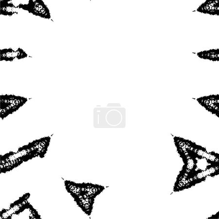 Téléchargez les illustrations : Abstrait noir et blanc fond géométrique - en licence libre de droit