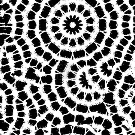 Illustration for Abstract black and white geometric background - Royalty Free Image