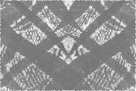 Ilustración de Textura abstracta de fondo grunge textura monocromática. - Imagen libre de derechos