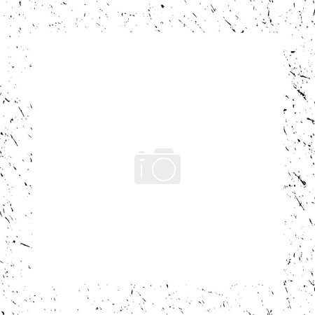 Téléchargez les photos : Cadre grunge noir sur fond blanc - en image libre de droit