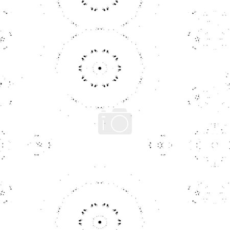 Illustration for Black white textured background, abstract  illustration - Royalty Free Image