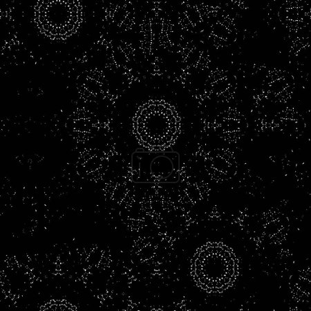 Ilustración de Fondo texturizado blanco negro, ilustración abstracta del vector - Imagen libre de derechos