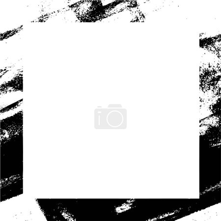Téléchargez les illustrations : Fond de cadre gris noir et blanc, illustration vectorielle - en licence libre de droit