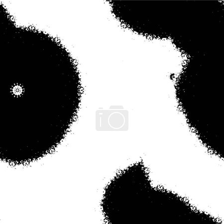 Ilustración de Fondo grunge abstracto en colores blanco y negro - Imagen libre de derechos
