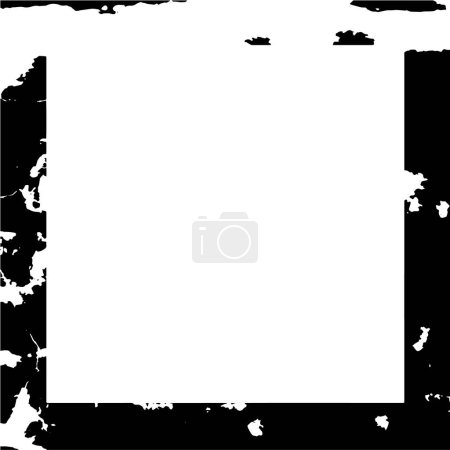 Ilustración de Marco negro sobre fondo blanco - Imagen libre de derechos