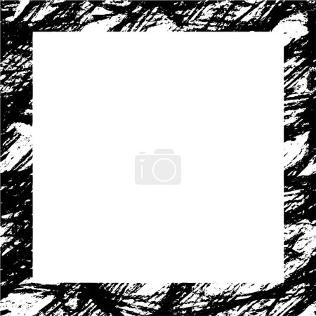 Téléchargez les illustrations : Cadre noir sur fond blanc - en licence libre de droit