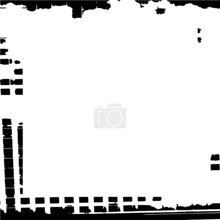 Illustration for Black frame on white background - Royalty Free Image