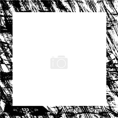 Illustration for Abstract texrure, black and white background, vector illustration - Royalty Free Image
