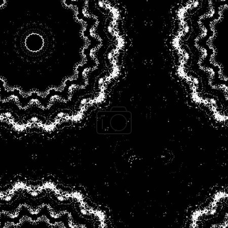 Illustration for Seamless black and white abstract background - Royalty Free Image
