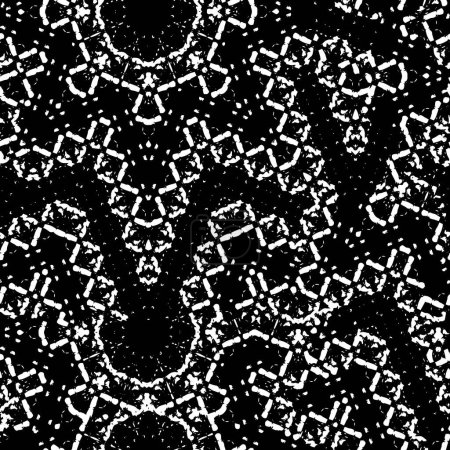 Illustration for Black and white abstract background  pattern - Royalty Free Image
