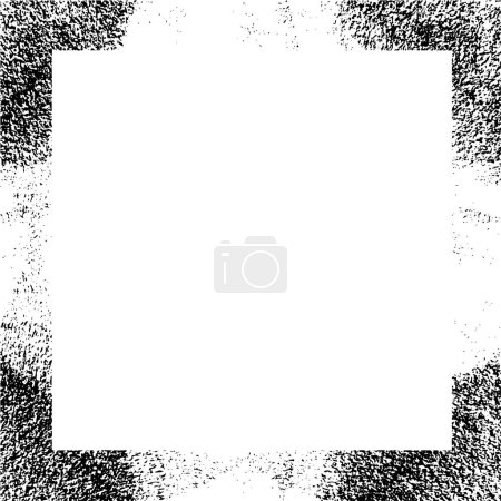 Ilustración de Fondo monocromo abstracto. Ilustración vectorial en blanco y negro, patrón geométrico - Imagen libre de derechos