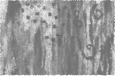 Ilustración de Patrón grunge con colores blanco y negro - Imagen libre de derechos