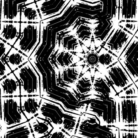 Foto de Ilustración vectorial. fondo decorativo abstracto, textura en blanco y negro. - Imagen libre de derechos