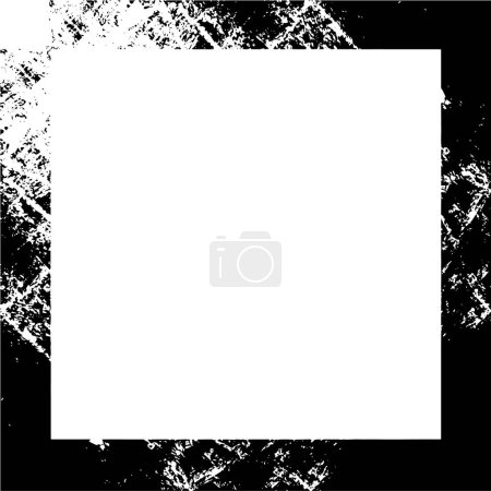 Illustration for Vector illustration. abstract decorative background, black and white texture. - Royalty Free Image