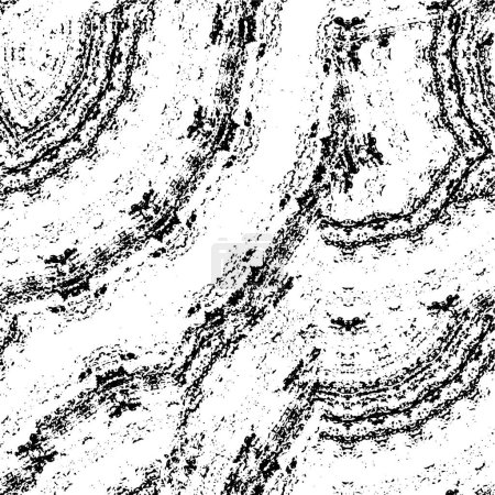 Illustration for Abstract grunge texture, black and white colored wallpaper - Royalty Free Image