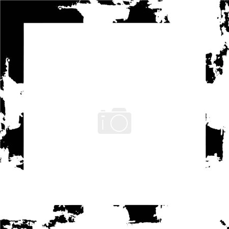 Illustration for Frame with messy splatters and stains, abstract wallpaper - Royalty Free Image