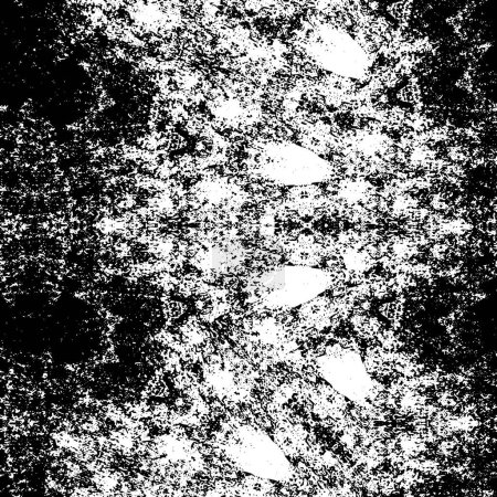 Ilustración de Textura decorativa. fondo blanco y negro abstracto monocromo - Imagen libre de derechos