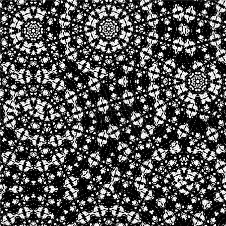 Ilustración de Textura decorativa. fondo blanco y negro abstracto monocromo - Imagen libre de derechos