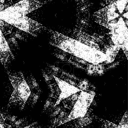 Ilustración de Fondo de patrón abstracto. textura monocromática. fondo texturizado en blanco y negro. - Imagen libre de derechos