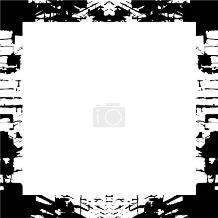 Ilustración de Vector marco blanco y negro - Imagen libre de derechos