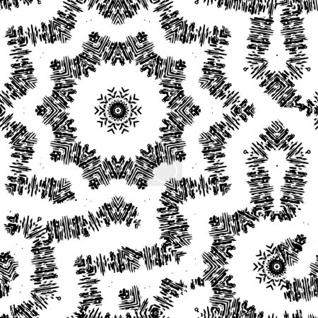 Illustration for Seamless pattern of abstract simple background - Royalty Free Image