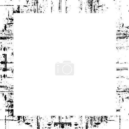 Illustration for Abstract grunge frame on white background. - Royalty Free Image
